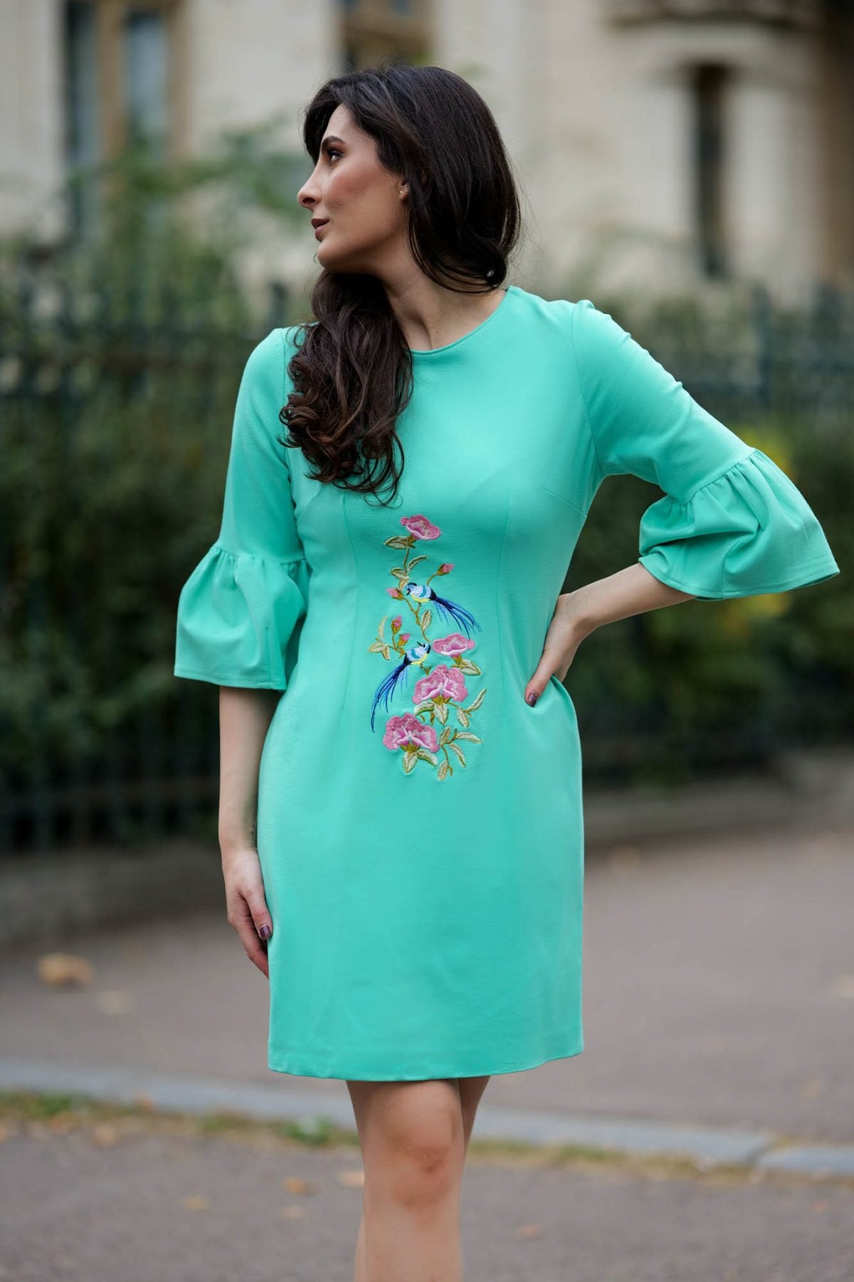 Rochie brodată Adela - Imagine 1