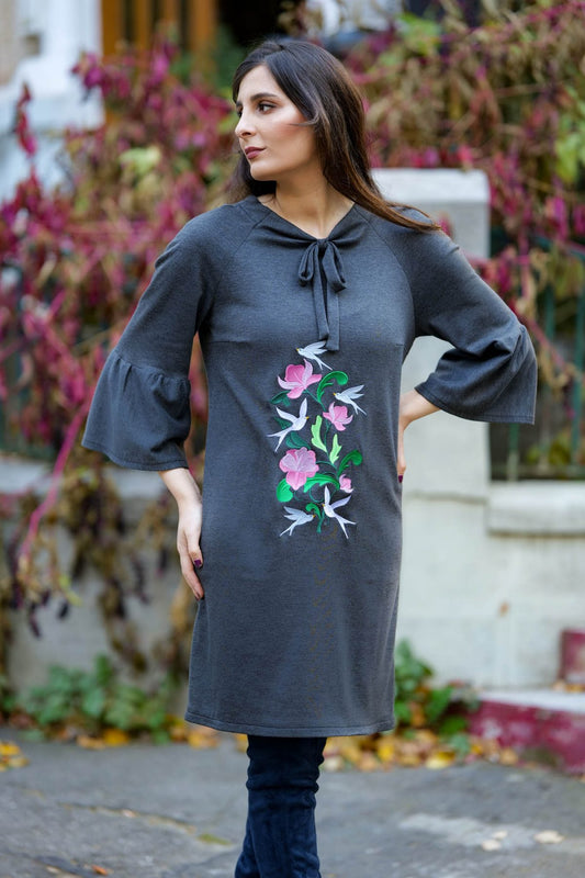 Rochie brodata Tranquility - Imagine 2