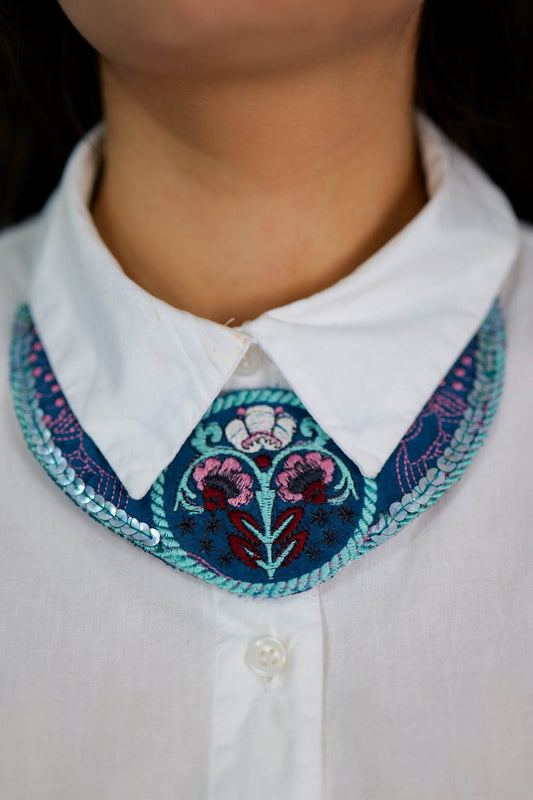 Guler detașabil albastru - Imagine 2