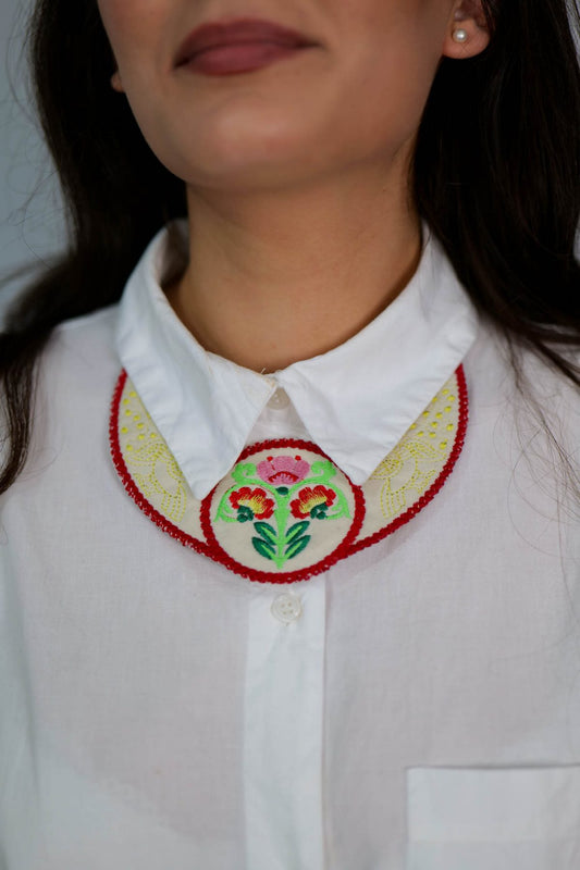 Guler detașabil galben - Imagine 2