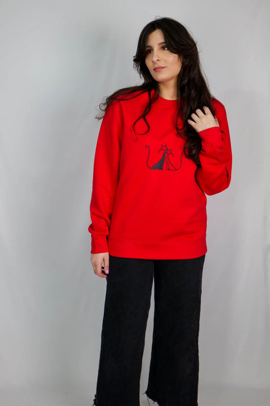 Tricou Love roșu - Imagine 2