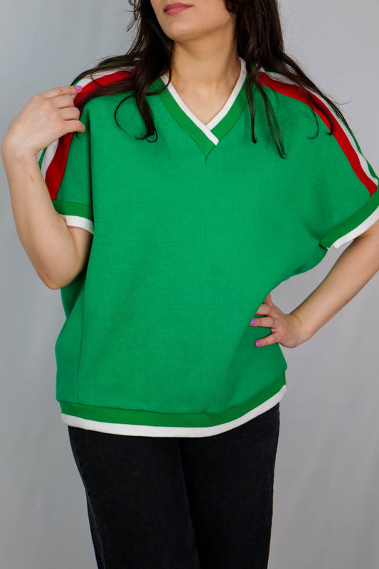 Vestă verde unicat - Imagine 2