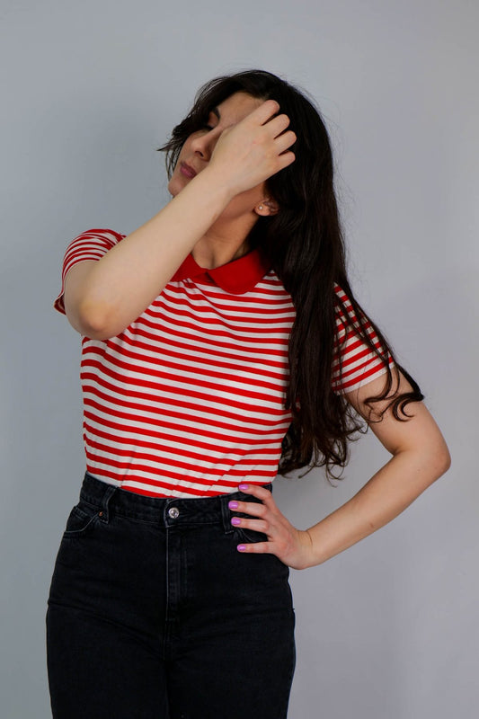 Bluză Alma roșu - Imagine 2