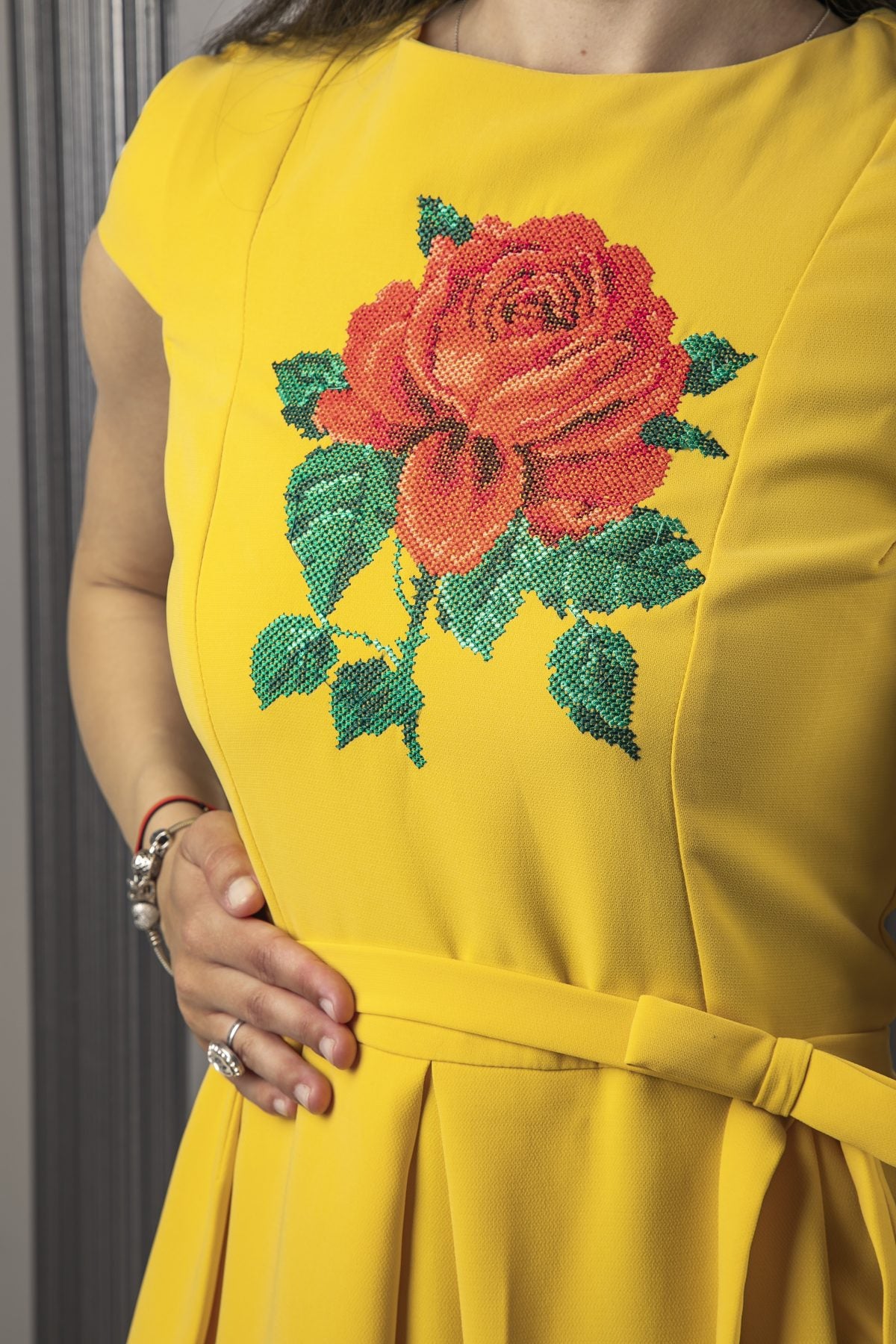 Rochie brodată Opium - Imagine 6