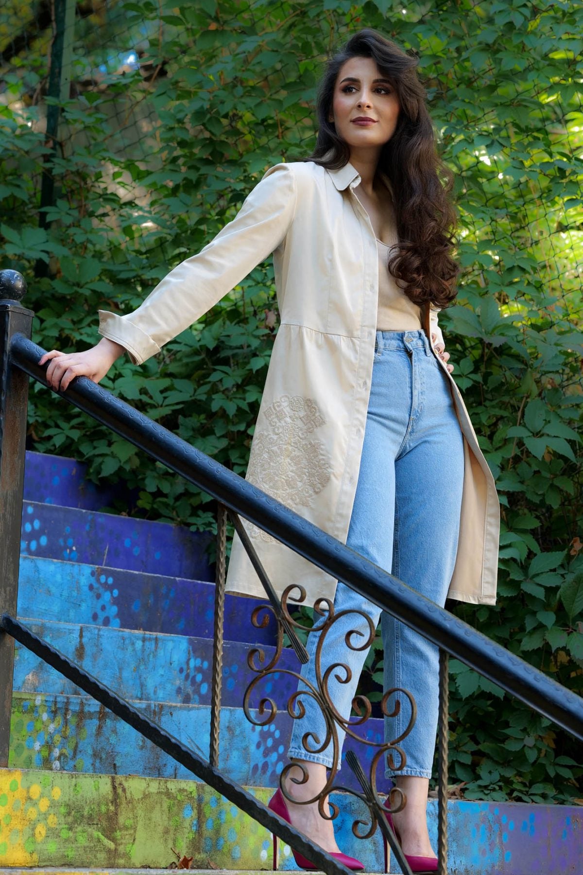 Rochie cămașă Andreea - Imagine 1