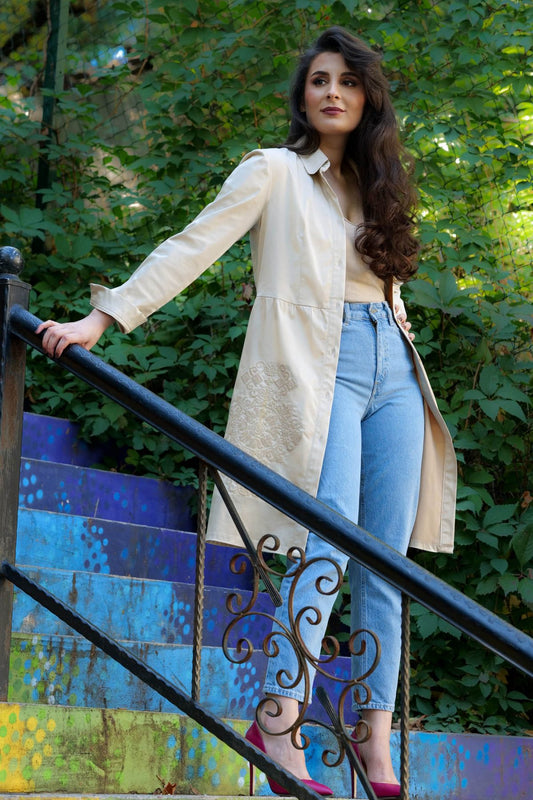 Rochie cămașă Andreea - Imagine 1
