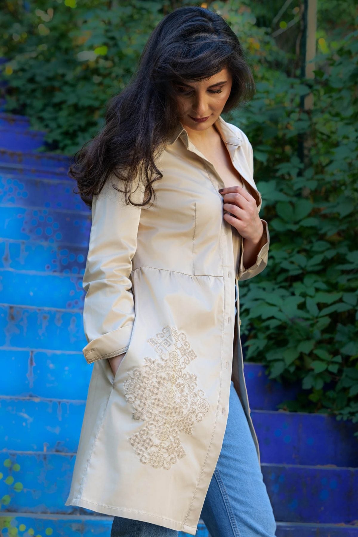 Rochie cămașă Andreea - Imagine 5