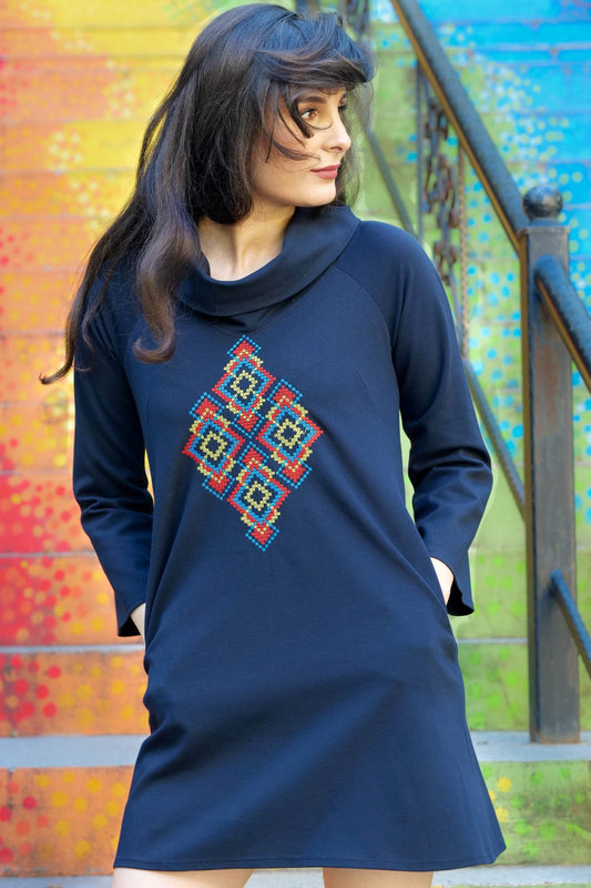 Rochie brodată Asmara - Imagine 1