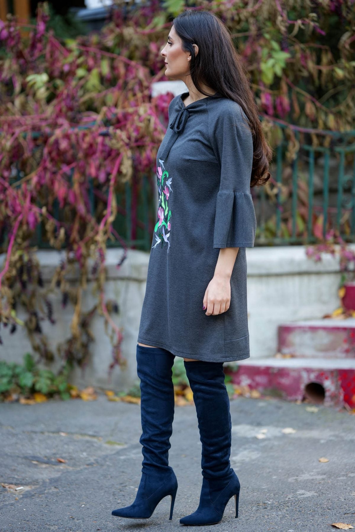Rochie brodata Tranquility - Imagine 3