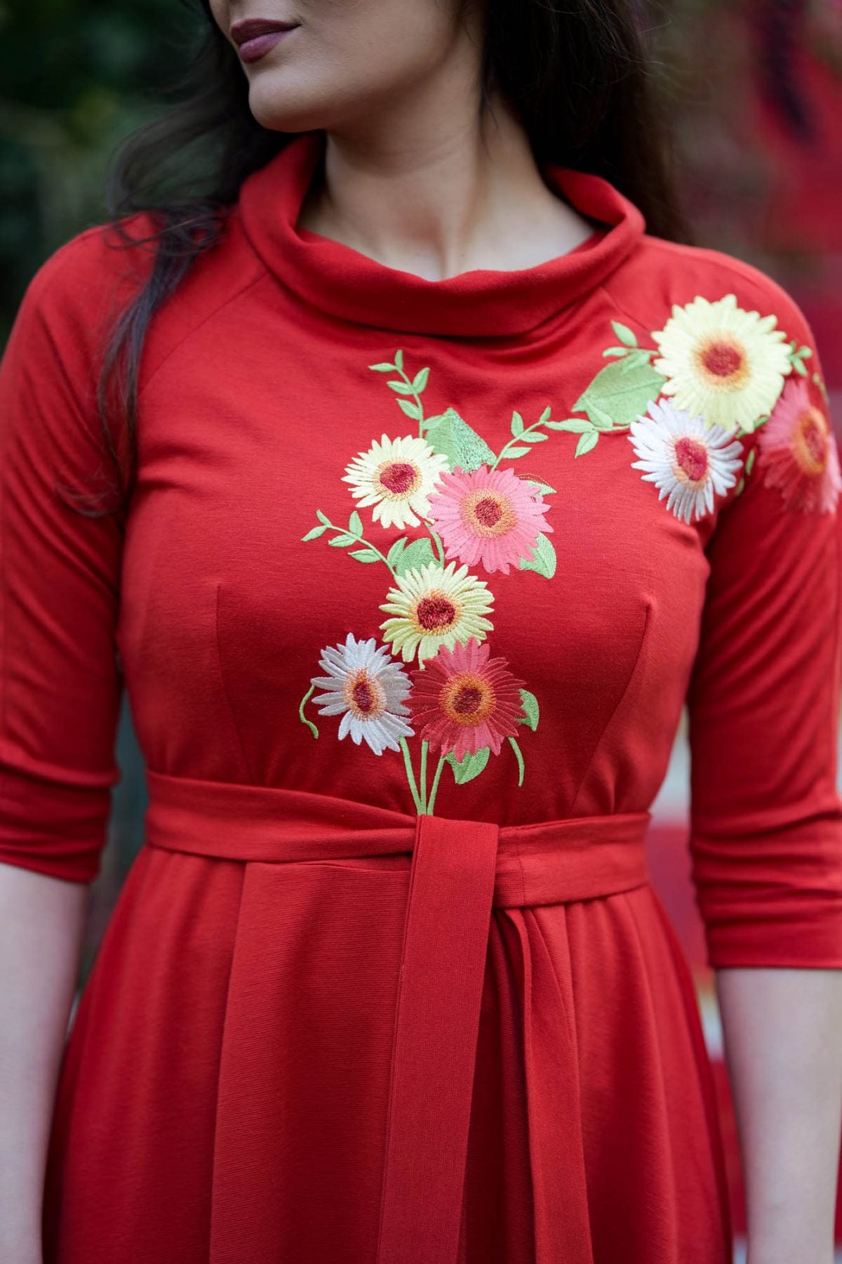 Rochie brodată Genoveva - Imagine 4